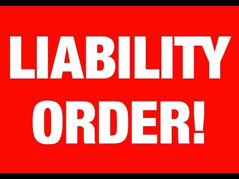 TAX Liability Order