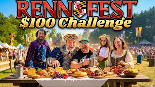 Maryland Renaissance Festival $100 Challenge | How Much Fun Can We Get Done??