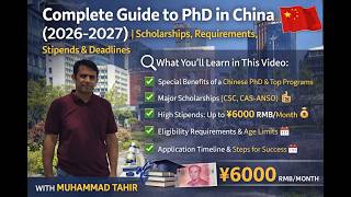 PhD in China | Scholarships, Requirements, Stipends &amp; Deadlines