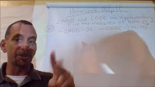 Geometry 1 4 Pairs of Angles Homework Help