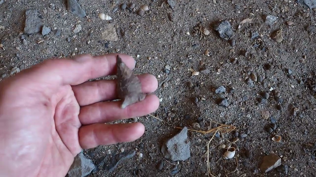 Recovery of an Ensor dart point, Shumla, TX - 03/10/25