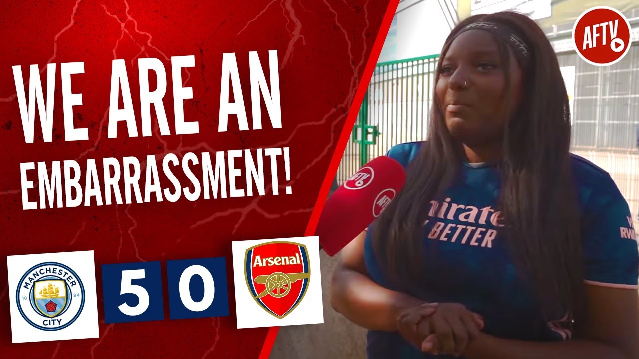 Man City 5-0 Arsenal | We Are An Embarrassment! (Pippa)