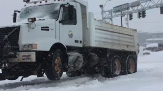 Winter Storm Hits Plains, High Winds in Nebraska