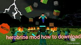 how to download herobrine mod in android very easy screenshot 4