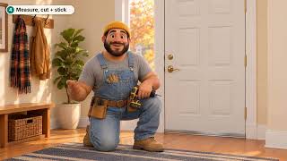 Cold Draft Under Your Door? Weatherstrip + Door Sweep (Easy DIY) | Daily Home Fix with Max & Gus