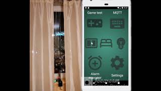 Active Alarm clock. Window curtain opener by Android app screenshot 2