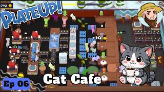 Cat Cafe! - Solo Play PlateUp! I Part 6 #coffee  #theontariogardener #plateup #lattee #cats #banquet