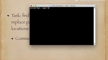 Shell Commands - Volume II (find,  xargs, sed)