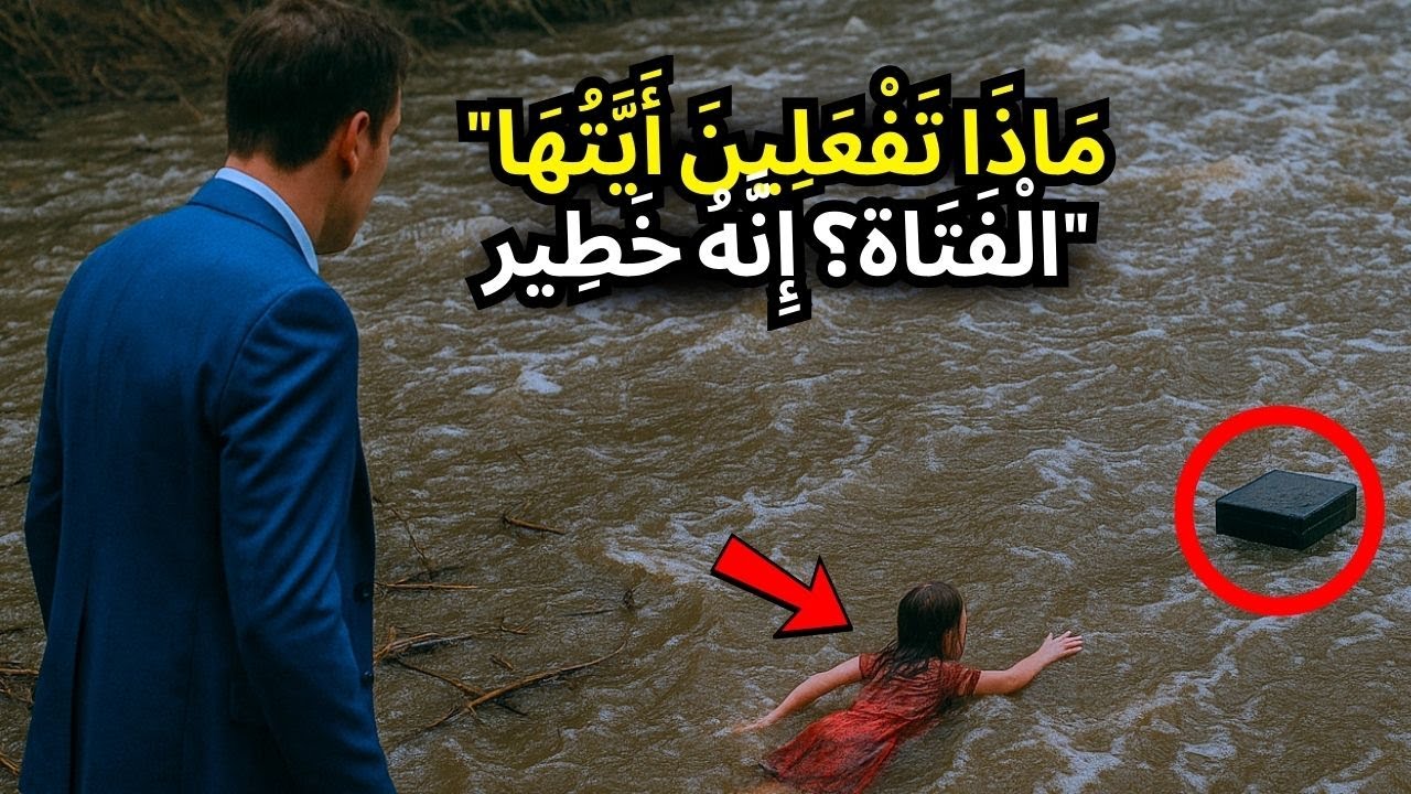 فَتَاةٌ فَقِيرَةٌ تَسْبَحُ فِي نَهْرٍ مُلَوَّثٍ لِإِنْقَاذِ حَقِيبَةِ مِلْيُونِيرٍ – وَيَكْتَشِفُ...