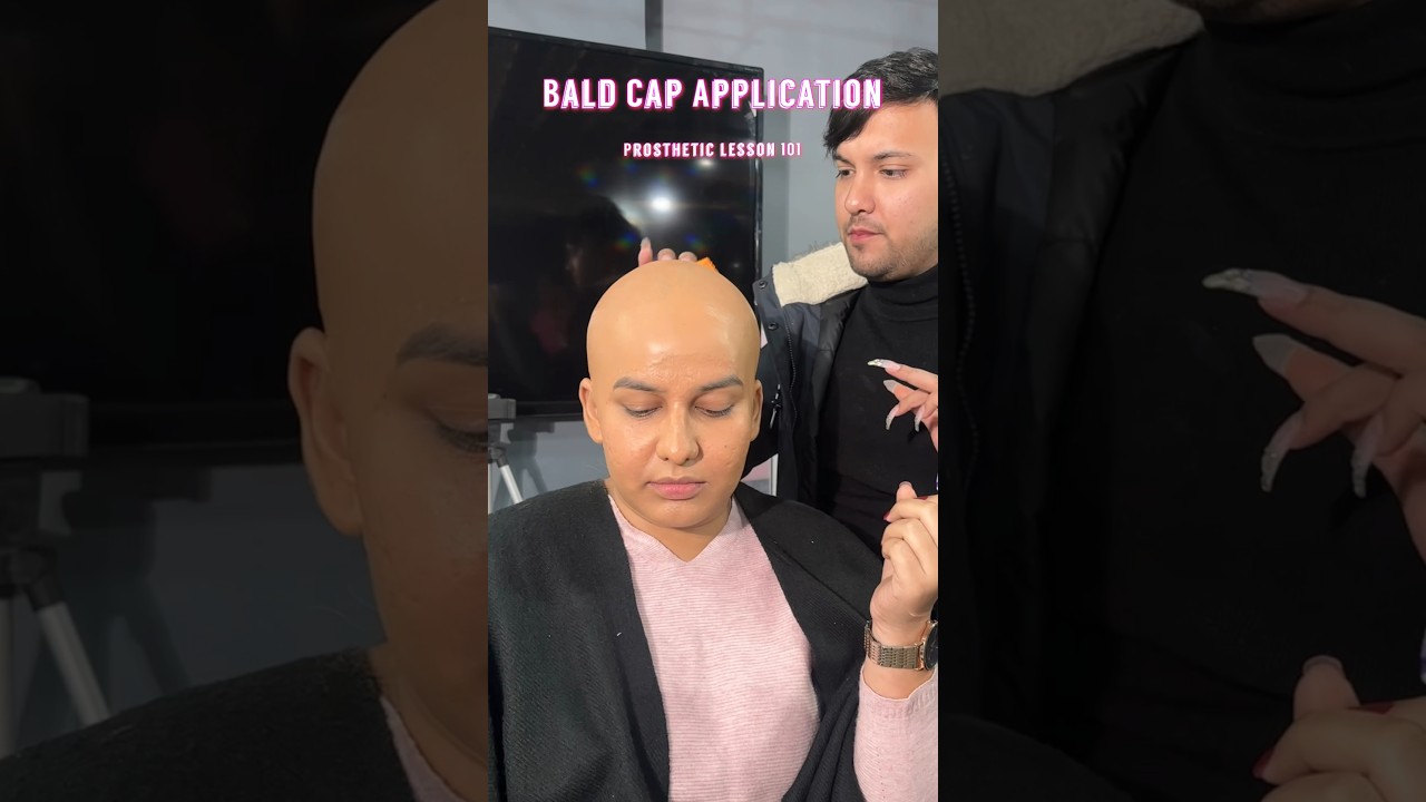 Bald cap application | prosthetic makeup | SFX makeup 