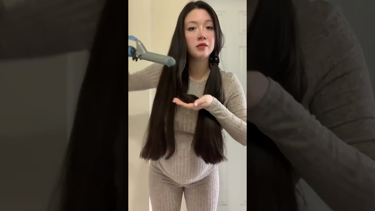 GRWM How I Style My Hair to Get Soft Mermaid Waves 🌊 🧜🏻‍♀️