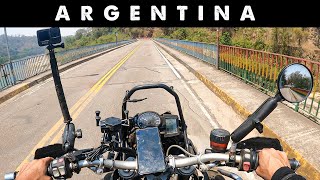 CRUZO a ARGENTINA: 'Me INVITAN mi PRIMER ASADO' | Argentina | Vuelta al mundo en moto | Cap#34