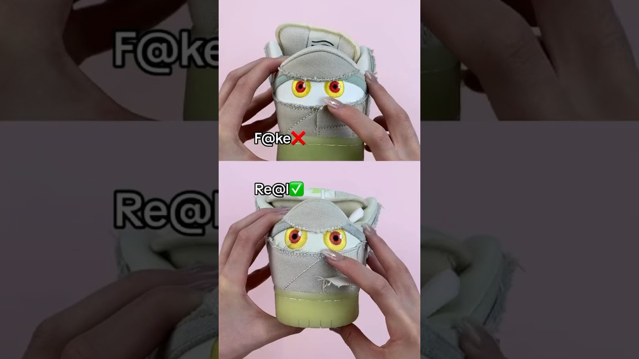 Real Vs Fake Mummy Nike SB Dunk 