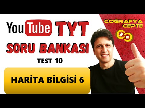 TYT COĞRAFYA SORU ÇÖZÜMÜ 10 - HARİTA BİLGİSİ SORU ÇÖZÜMÜ 6