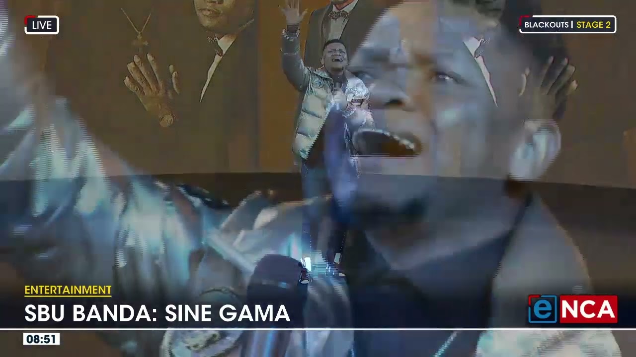 Sbu Banda performs 'Sine Gama'