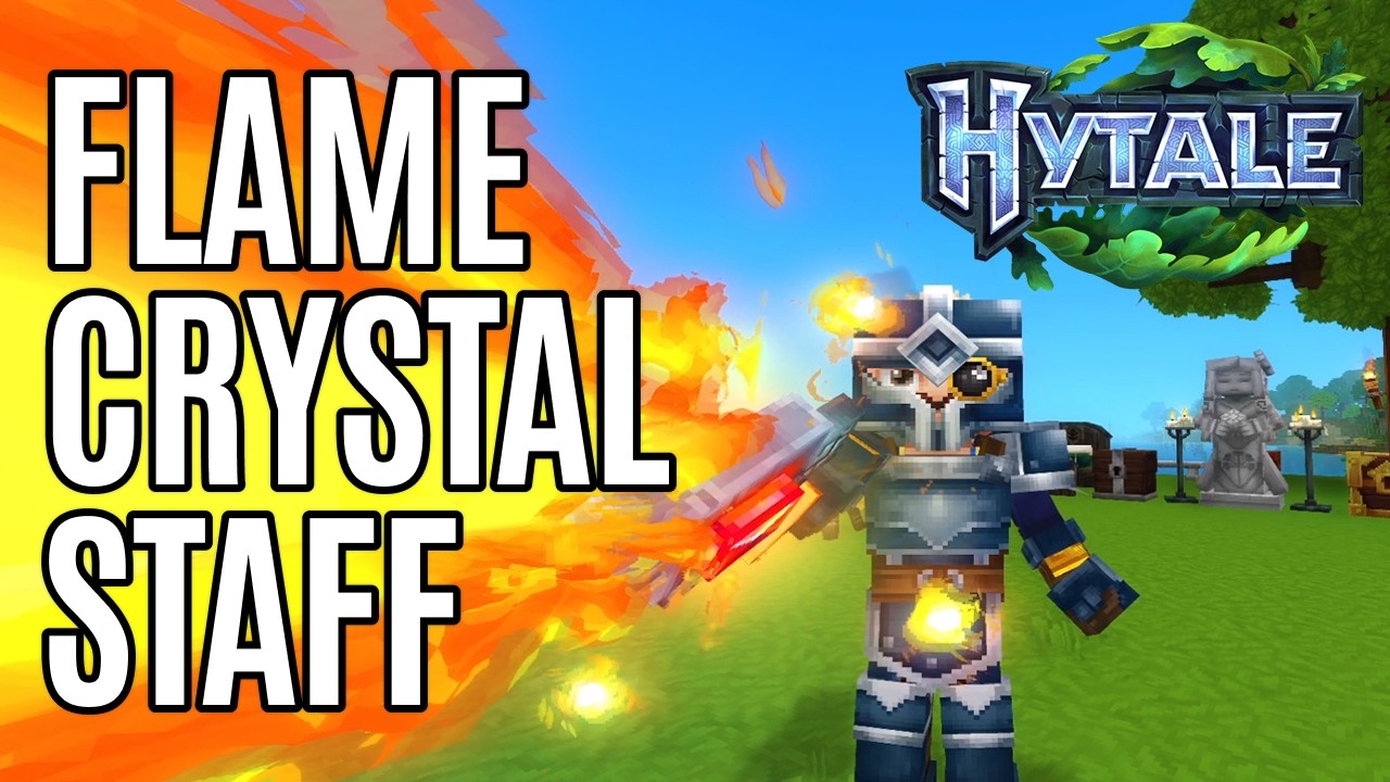 How to Get & Use Flame Crystal Staff in Hytale [Full Guide]