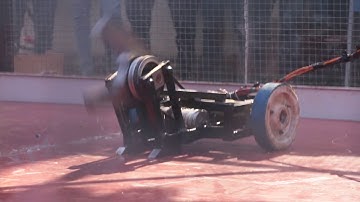 Robowars team  terminator vs wedge bot @NIT GOA 2016