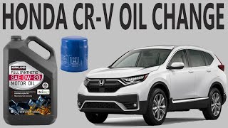 Honda CR-V Oil Change (1.5L Engine)