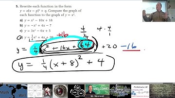 PC 20 Ch 3-4 Review (Completing the Square)