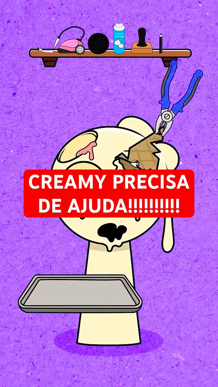 CREAMY PRECISA DE AJUDA #mayumigames #sprunki #youtubeshorts