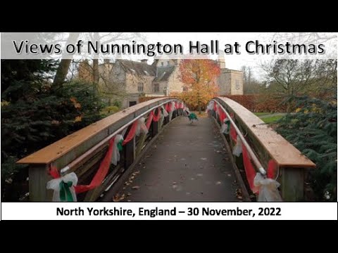 Views of Nunnington Hall at Christmas, North Yorkshire, England - 30 November, 2022