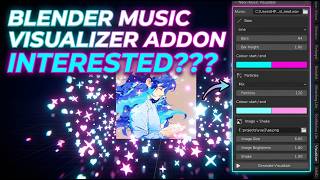 Details Make Neon Music Visualizers EASY in Blender! 🎵✨ Blender Addon Guide