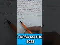 Tnpsc-Junior Scientific Officer Exam, Maths, 2023,Tnpsc-group-2,2A, 4,1, DRB/SRB/DCCB, Tntet-1,2,RRB