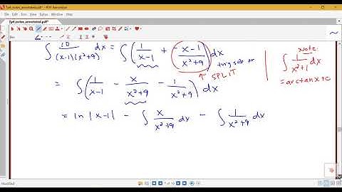Another example integrating using partial fraction decomposition (Section 7.4, part 5)