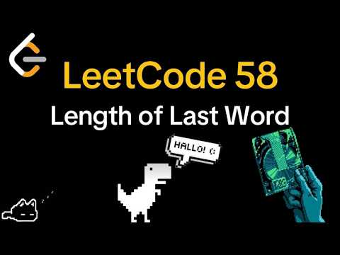 Length of Last Word - Leetcode 58 (python)