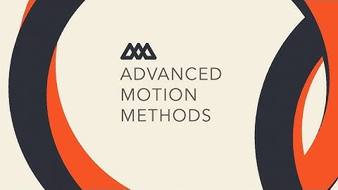 Advanced Motion Methods | Advanced Animation Training in After Effects