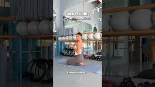 Back Mobility exercises (beginner friendly)