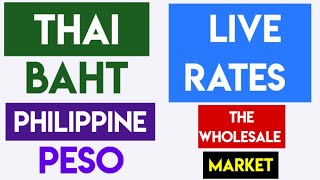 THAI BAHT TO PHILIPPINE PESO EXCHANGE RATES TODAY 23 APRIL 2026 THB TO PHP