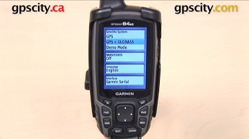 Garmin GPSMAP 64 Series: System Settings with GPS City