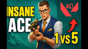 1v5 ACE with Chamber 🤯 | Valorant Ranked Clutch