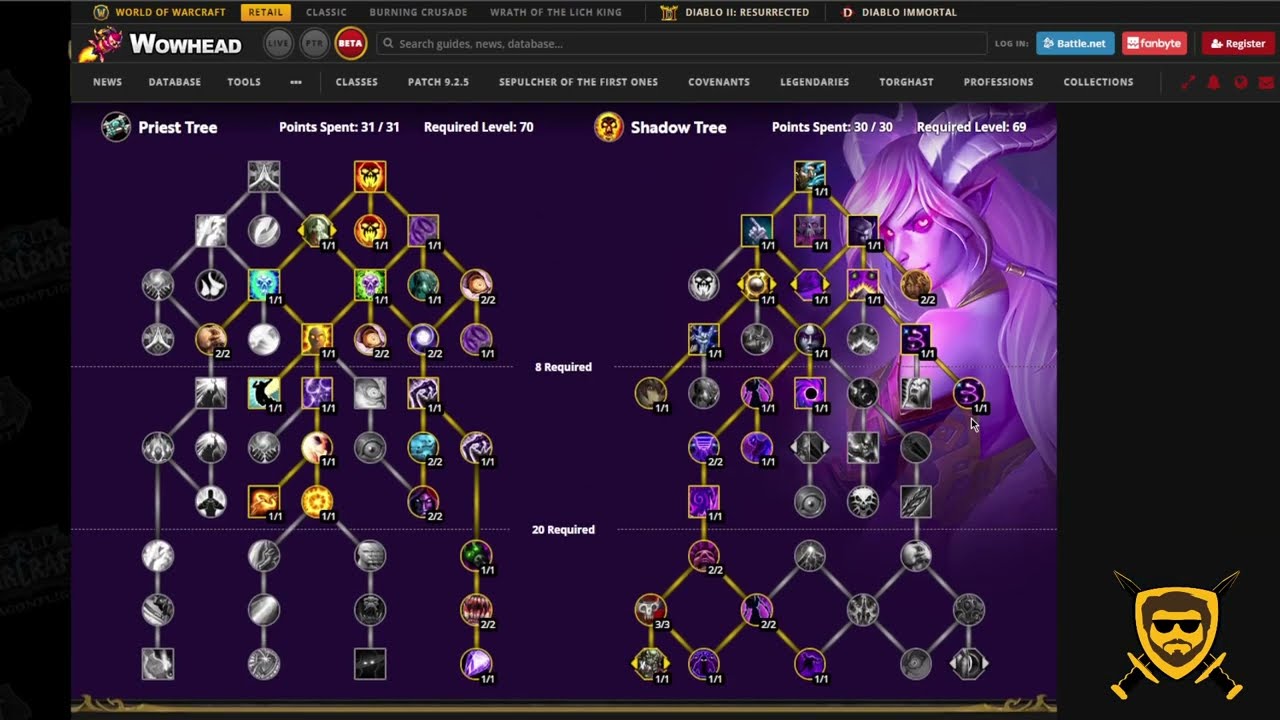 World of Warcraft: Dragonflight | Class Talent Trees | Shadow Priest | Alpha