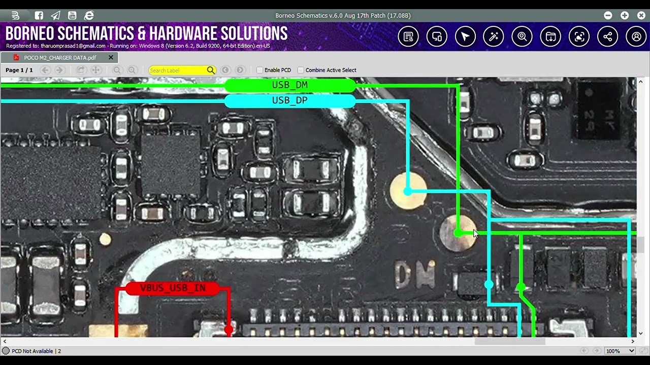 Poco m2 charging problem | Poco m2 charging solution | Poco m2 charging line borneo schematic.