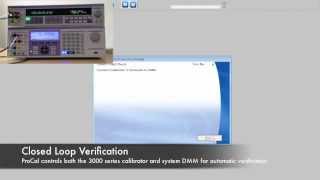 3000A Automated Verification and Adjustment using ProCal Wealth