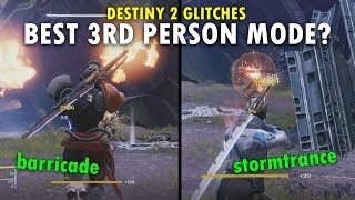 Destiny 2: 3rd Person Gliches Comparison (Barricade vs. Stormtrance vs. Chaos Reach)