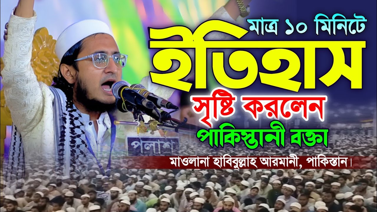 পাকিস্তানী বক্তার ইতিহাস করা বয়ান। মাওলানা হাবিবুল্লাহ আরমানী পাকিস্তান। Habibullah Armani Pakistan