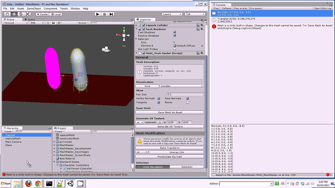 Mesh Master (Essential Tools For Working With Meshes)