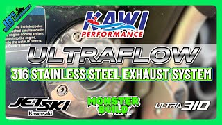Install Tutorial of the @kawiperformance  UltraFlow Stainless Exhaust System for Ultra 310 Jet Skis