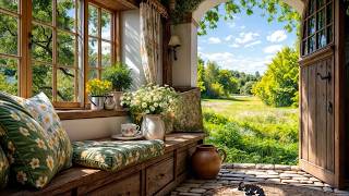 A Soft Spring Window to Breathe 🌷 Birdsong, Cottage Garden ASMR and Quiet Nature Calm 🌷🌿 ✨