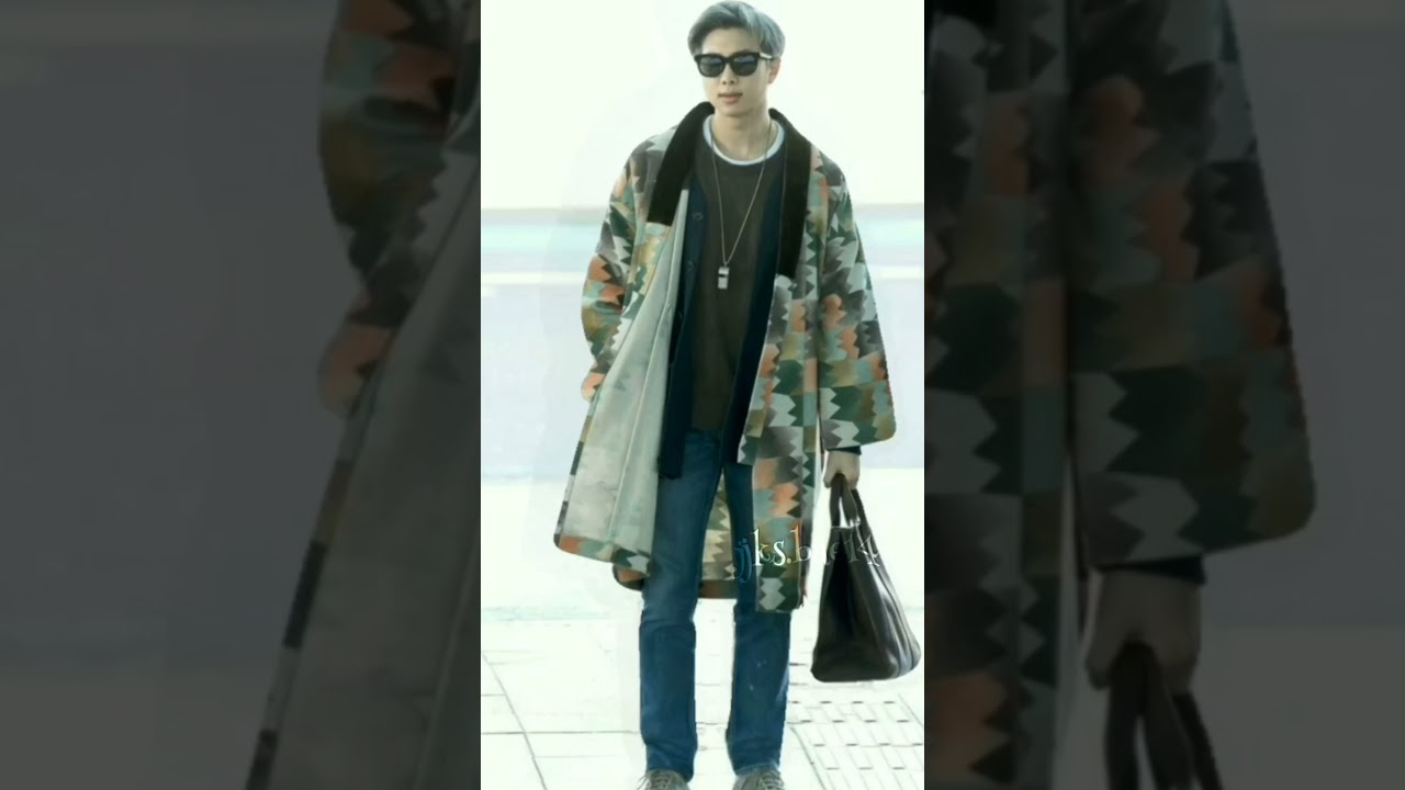 4/7 Namjoon's Airport Fashion 💜💙