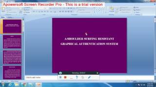 IEEE 2016-2017 JAVA  A SHOULDER SURFING RESISTANT GRAPHICAL AUTHENTICATION SYSTEM