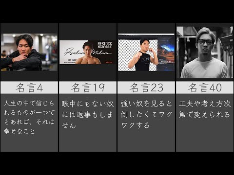 【名言集】格闘家Youtuber 朝倉未来の言葉～40選～