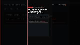 Joyfill npm Compromise - Blockchain-C2 RAT Worms npm CLI