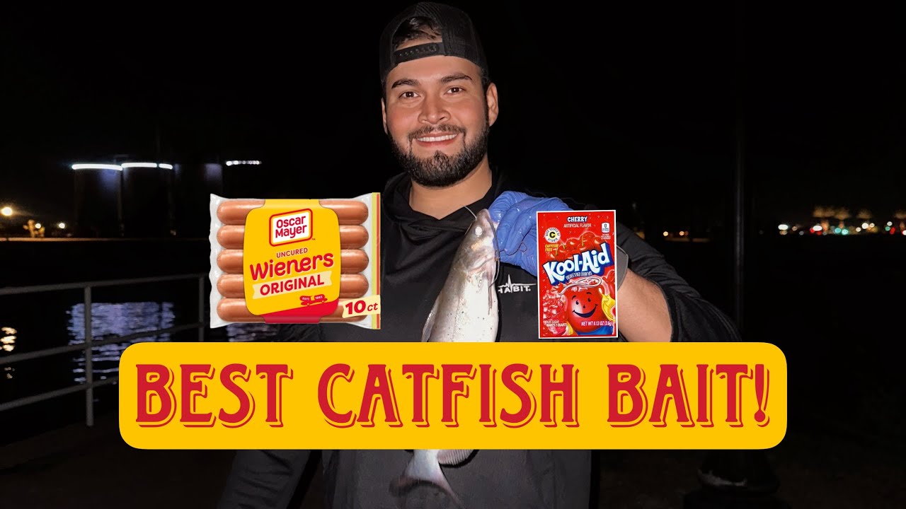 Hotdogs and KoolAid and garlic for fishing bait! I’ll show you how to