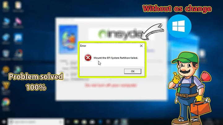 How to solved Mount the EFI system partition error | (தமிழில்) | The Tech Thiru