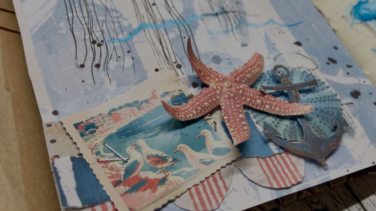 'High Tide' Digital Art & Scrapbooking Collaboration by Rachel Jefferies and Lynn Grieveson