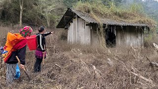WHAT'S HAPPENING? Young mother Ly Tieu Ca is given shelter in an abandoned house by a kind woman.